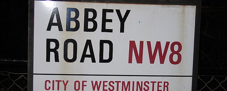 Улица в Лондоне Эбби-Роуд