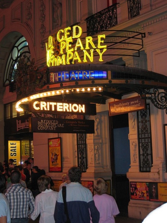 Театр «Критерион» в Лондоне (1)